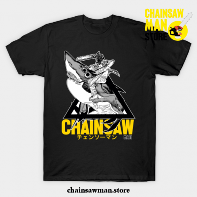 Chainsaw Man - Shark T-Shirt Black / S