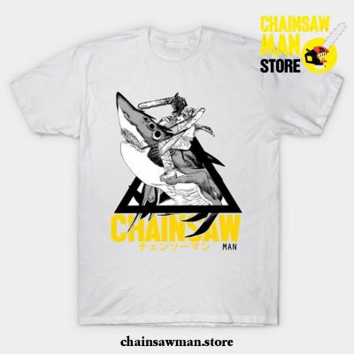 Chainsaw Man - Shark T-Shirt White / S