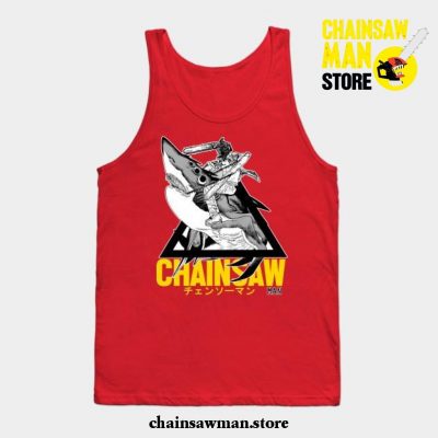 Chainsaw Man - Shark Tank Top Red / S