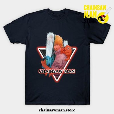 Chainsaw Man T-Shirt Navy Blue / S