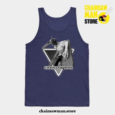 Chainsaw Man Tank Top Navy Blue / S
