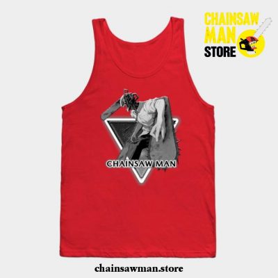 Chainsaw Man Tank Top Red / S