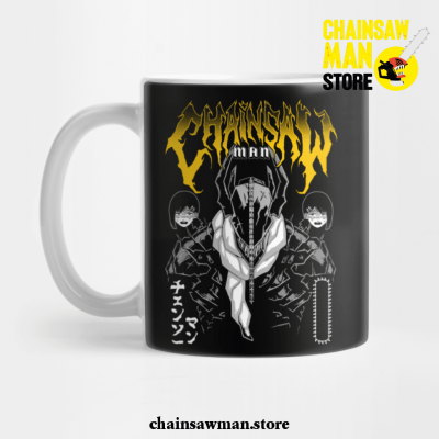 Chainsawman Metal Gold Mug