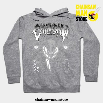 Chainsawman Metal Hoodie Gray / S