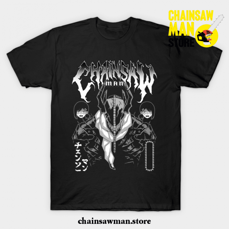Chainsawman Metal T-Shirt Black / S