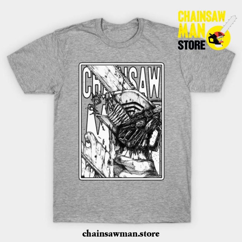 Denji X Chainsaw Man T-Shirt Gray / S