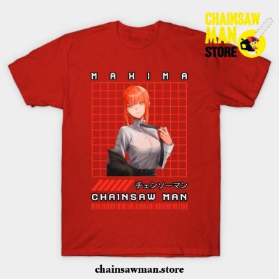 Makima Fashion T-Shirt Red / S
