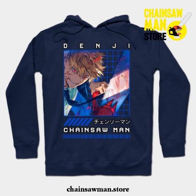 New Style Chainsaw Man Hoodie Navy Blue / S