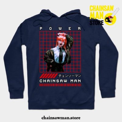 Power Chainsaw Hoodie Navy Blue / S