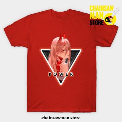Power Chainsaw Man Cool T-Shirt Red / S