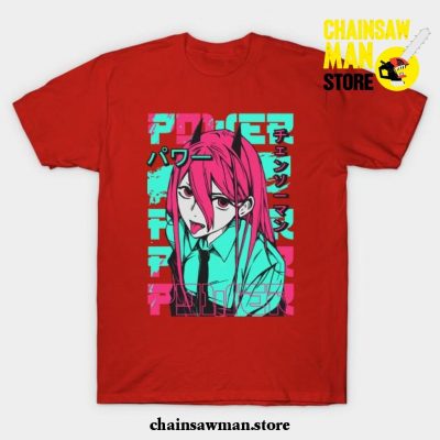 Power Chainsaw Man T-Shirt Red / S