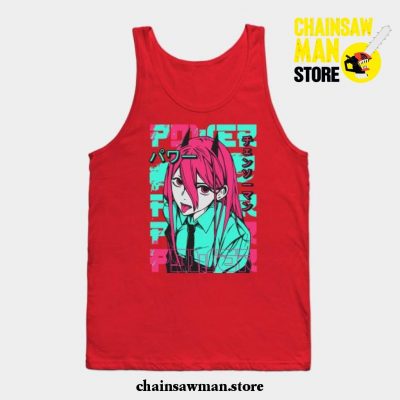 Power Chainsaw Man Tank Top Red / S