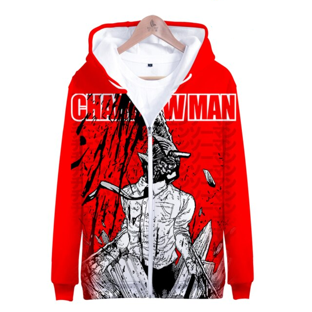 Denji Chainsaw Man Hoodie Jacket - Chainsaw Man Store