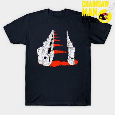 Chainsaw Man Astronaut T-Shirt Navy Blue / S