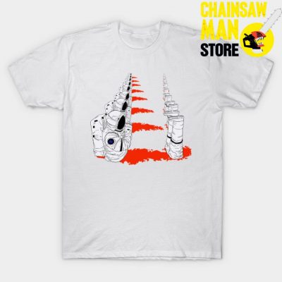 Chainsaw Man Astronaut T-Shirt White / S