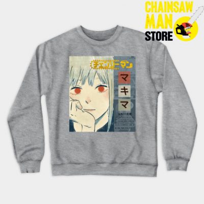 Chainsaw Man Makima Cute Sweatshirt Gray / S