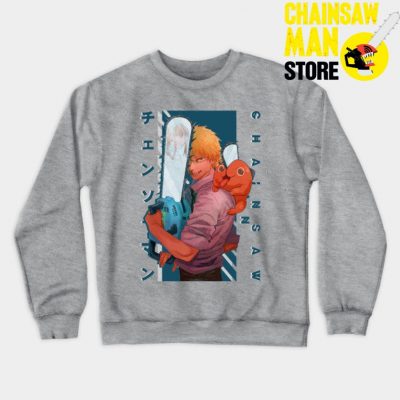 Chainsaw Man Sweatshirt Gray / S