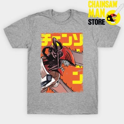 Chainsaw Man Vintage T-Shirt Gray / S