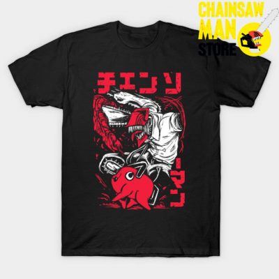Chainsawm4N Denji Pochita T-Shirt Black / S