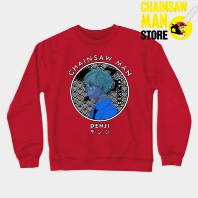 Denji Chainsaw Man Japanese Style Sweatshirt Red / S