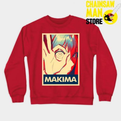 Makima Vintage Style Sweatshirt Red / S