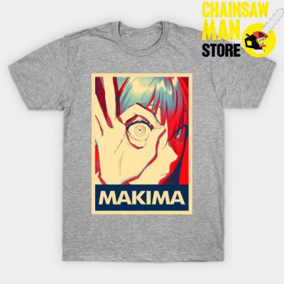 Makima Vintage Style T-Shirt Gray / S