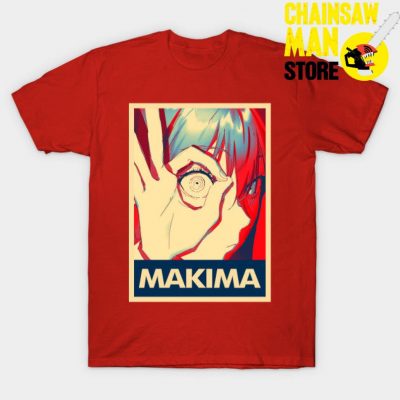 Makima Vintage Style T-Shirt Red / S