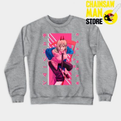 Power Pink Theme Sweatshirt Gray / S