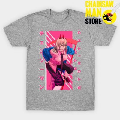 Power Pink Theme T-Shirt Gray / S