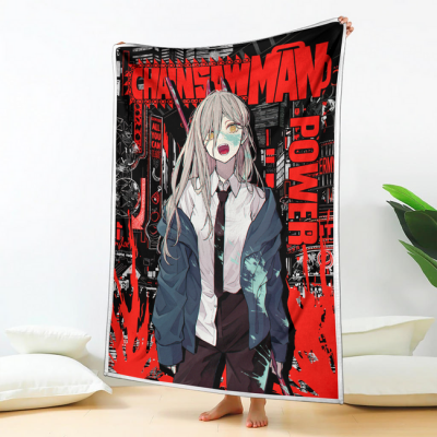 Power Blanket Custom Chainsaw Man Anime Bedding 2 perfectivy com 650x - Chainsaw Man Store
