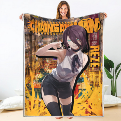 Reze Blanket Custom Chainsaw Man Anime Bedding 1 perfectivy com 650x - Chainsaw Man Store