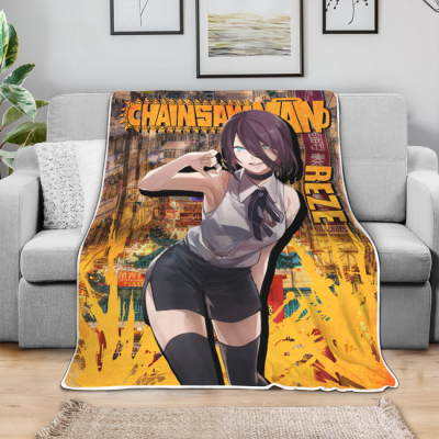 Reze Blanket Custom Chainsaw Man Anime Bedding 4 perfectivy com 650x - Chainsaw Man Store
