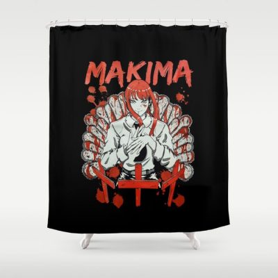 makima7128308 shower curtains - Chainsaw Man Store