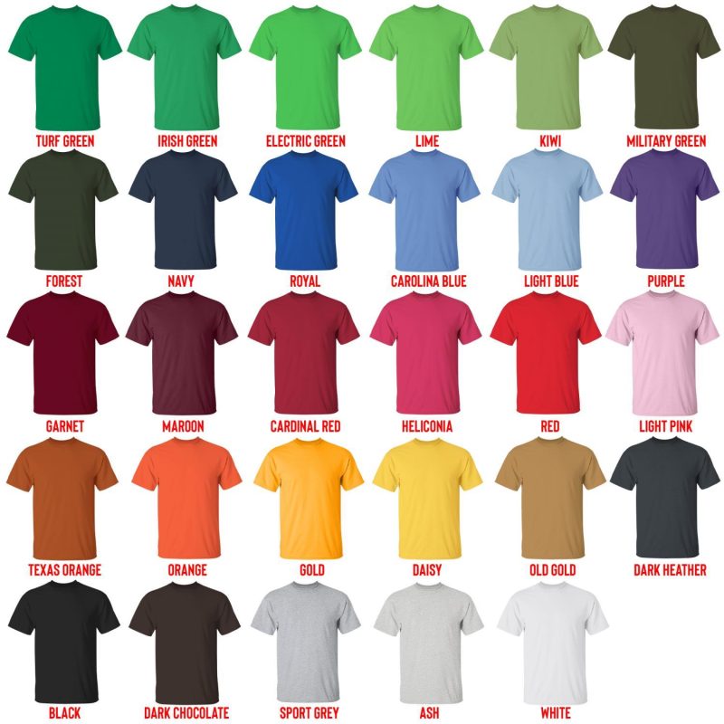 t shirt color chart - Chainsaw Man Store