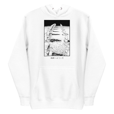 unisex premium hoodie white front 630bf0f4bf0d5 - Chainsaw Man Store