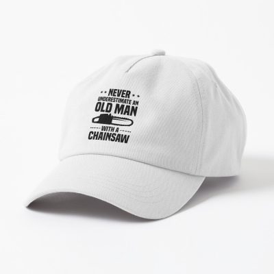 Never Underestimate An Old Man With A Chainsaw - Lumberjack Chainsaw Logger Cap Official Chainsawman Store Merch