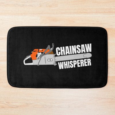 Chainsaw Whisperer Lumberjack Joke Bath Mat Official Chainsawman Store Merch